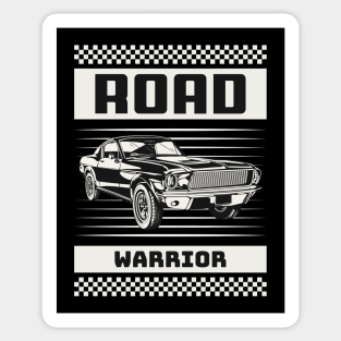 Road Warrior Muscle Car Sticker